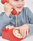VINTAGE WOODEN PHONE
