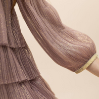 LUREX TIERED DRESS