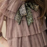 LUREX TIERED DRESS