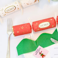 SURPRISE CRACKERS - CHRISTMAS - ASSORTED COLORS
