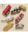 AMERICAN WOODEN CAR SET