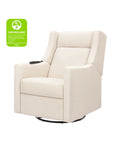 KIWI DELUXE POWER RECLINER AND SWIVEL GLIDER with Heat and Massage - PERFORMANCE IVORY BOUCLE