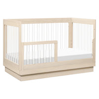 HARLOW 3-IN-1 CONVERTIBLE CRIB WITH TODDLER BED CONVERSION KIT - WASHED NATURAL/ACRYLIC