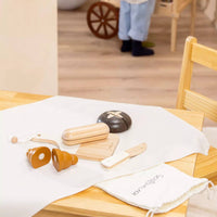 Wooden bakery playset