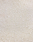 KIWI GLIDING OTTOMAN - Ivory Boucle with Gold Base