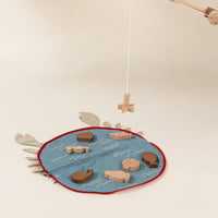 Wooden Fishing Game with Bag