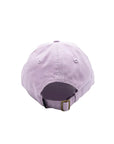 Purple baseball cap on a white background