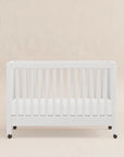 MAKI PORTABLE FOLDING CRIB WITH TODDLER BED CONVERSION KIT - WHITE