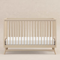 PEGGY 3 IN 1 CONVERTIBLE CRIB WITH TODDLER BED CONVERTIBLE KIT - TAUPE