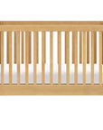 MAKI PORTABLE FOLDING CRIB WITH TODDLER BED CONVERSION KIT - HONEY