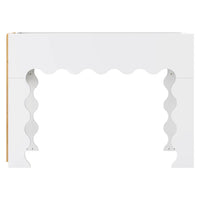 LIDO WAVE CONVERTIBLE BUNK BED - WHITE/HONEY