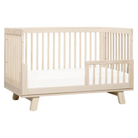 HUDSON 3-IN-1 CONVERTIBLE CRIB WITH TODDLER BED CONVERSION KIT - WASHED NATURAL