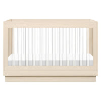 HARLOW 3-IN-1 CONVERTIBLE CRIB WITH TODDLER BED CONVERSION KIT - WASHED NATURAL/ACRYLIC