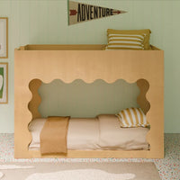 LIDO WAVE CONVERTIBLE BUNK BED - HONEY