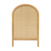 BONDI 3-IN-1 CONVERTIBLE CRIB WITH TODDER CONVERSION KIT - HONEY WITH NATURAL CANE