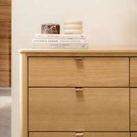 BONDI 6 DRAWER ASSEMBLED DRESSER - HONEY
