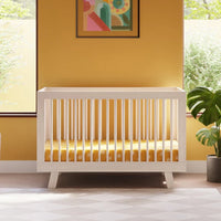 HUDSON 3-IN-1 CONVERTIBLE CRIB WITH TODDLER BED CONVERSION KIT - WASHED NATURAL