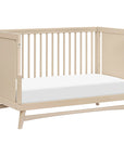 PEGGY 3 IN 1 CONVERTIBLE CRIB WITH TODDLER BED CONVERTIBLE KIT - TAUPE