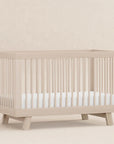 HUDSON 3-IN-1 CONVERTIBLE CRIB WITH TODDLER BED CONVERSION KIT - WASHED NATURAL