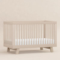 HUDSON 3-IN-1 CONVERTIBLE CRIB WITH TODDLER BED CONVERSION KIT - WASHED NATURAL