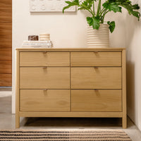 BONDI 6 DRAWER ASSEMBLED DRESSER - HONEY