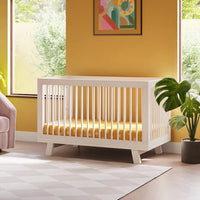 HUDSON 3-IN-1 CONVERTIBLE CRIB WITH TODDLER BED CONVERSION KIT - WASHED NATURAL