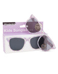 POLARIZED WAYFARER SUNGLASSES - PERIWINKLE