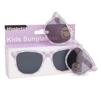 POLARIZED WAYFARER SUNGLASSES - PERIWINKLE