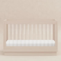 HARLOW 3-IN-1 CONVERTIBLE CRIB WITH TODDLER BED CONVERSION KIT - WASHED NATURAL/ACRYLIC