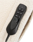 KIWI DELUXE POWER RECLINER AND SWIVEL GLIDER with Heat and Massage - PERFORMANCE IVORY BOUCLE
