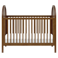 BONDI 3-IN-1 CONVERTIBLE CRIB WITH TODDER CONVERSION KIT - NATURAL WALNUT WITH NATURAL CANE