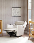 KIWI DELUXE POWER RECLINER AND SWIVEL GLIDER with Heat and Massage - Performance Cream Eco-Weave