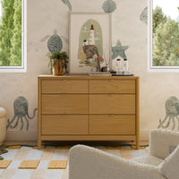 BONDI 6 DRAWER ASSEMBLED DRESSER - HONEY