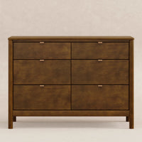BONDI 6 DRAWER ASSEMBLED DRESSER - NATURAL WALNUT