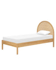 BONDI CANE TWIN BED - HONEY WITH NATURAL CANE