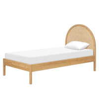 BONDI CANE TWIN BED - HONEY WITH NATURAL CANE