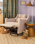 KIWI DELUXE POWER RECLINER AND SWIVEL GLIDER with Heat and Massage - Performance Beach Eco-Weave