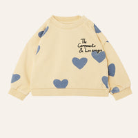 HEARTS CREWNECK SWEATSHIRT