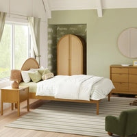 BONDI CANE FULL BED - HONEY WITH NATURAL CANE