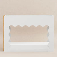 LIDO WAVE CONVERTIBLE BUNK BED - WHITE/HONEY