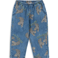 MAGOT CHEETAHS DENIM JEANS