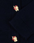 CATTIE KITTY BUTTON CARDIGAN