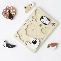 WOODEN TRAY PUZZLE - BIRDS