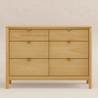 BONDI 6 DRAWER ASSEMBLED DRESSER - HONEY