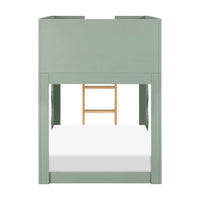 LIDO WAVE CONVERTIBLE BUNK BED - LIGHT SAGE/HONEY