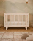 HUDSON 3-IN-1 CONVERTIBLE CRIB WITH TODDLER BED CONVERSION KIT - WASHED NATURAL