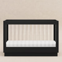 HARLOW 3-IN-1 CONVERTIBLE CRIB WITH TODDLER BED CONVERSION KIT - BLACK