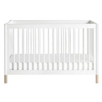 GELATO 4-IN-1 CONVERTIBLE CRIB WITH TODDLER BED CONVERSION KIT - WHITE