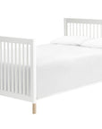 GELATO 4-IN-1 CONVERTIBLE CRIB WITH TODDLER BED CONVERSION KIT - WHITE