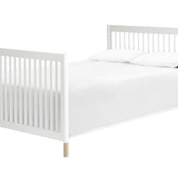 GELATO 4-IN-1 CONVERTIBLE CRIB WITH TODDLER BED CONVERSION KIT - WHITE